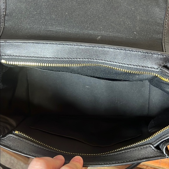 Coach Black Blake Flap Caryall Leather Satchel - Picture 11 of 16